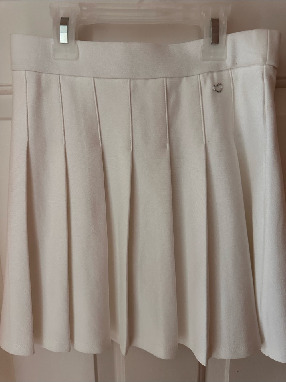 NWT White Pleated Girls Skirt -  Zara